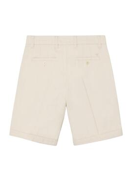 Bermudas Silbon clásico beige para hombre