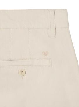 Bermudas Silbon clásico beige para hombre
