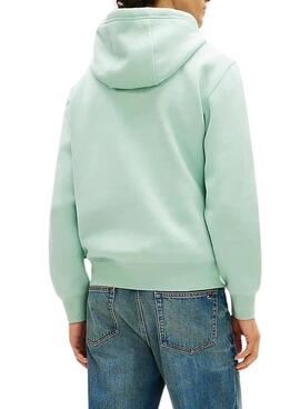 Sudadera Tommy Hilfiger Brand Love verde para hombre