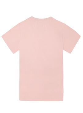 Camiseta Silbon básica rosa para hombre