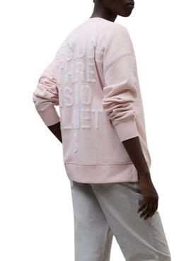 Sudadera Ecoalf Storm rosa para mujer