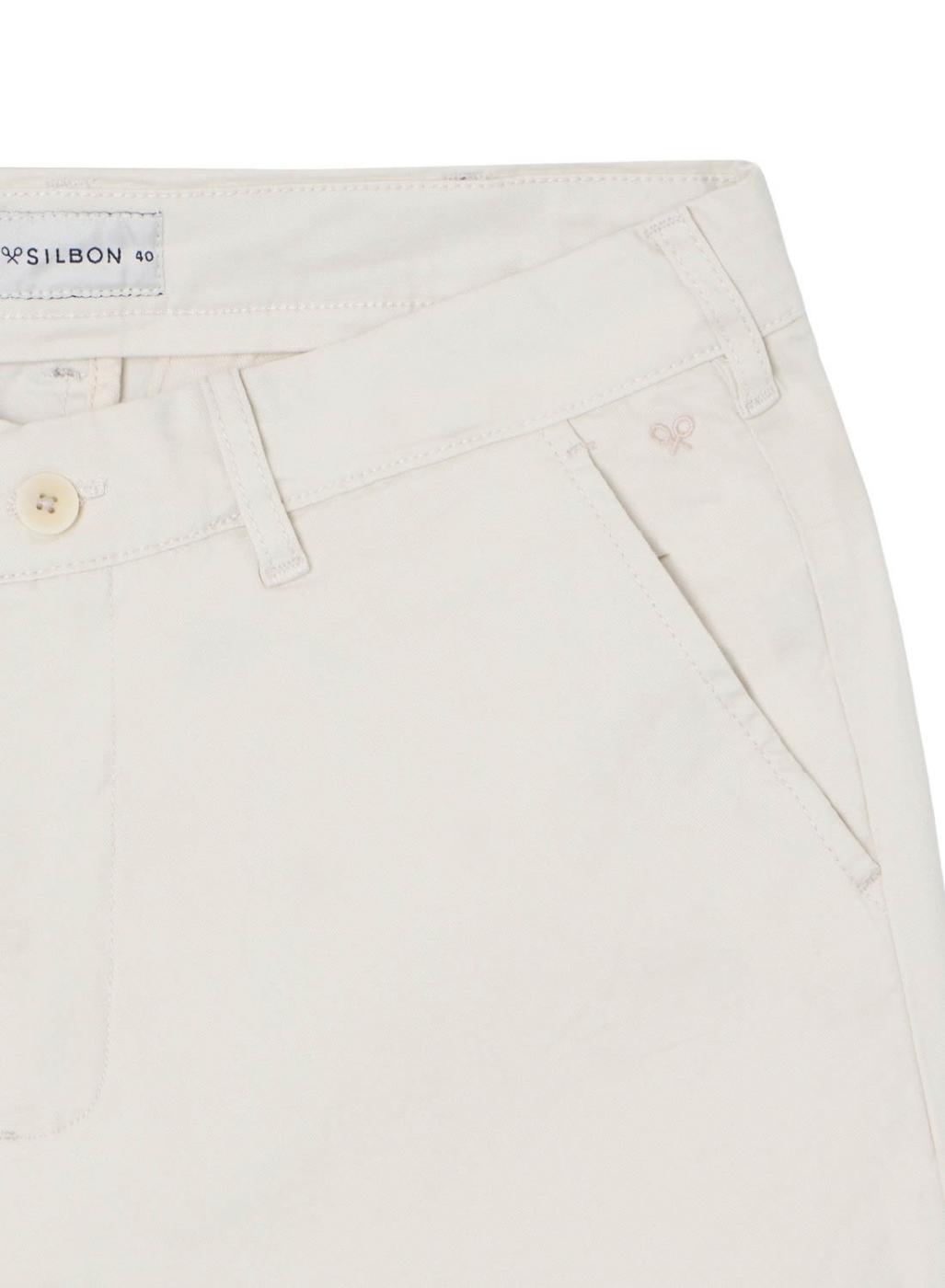 Pantalón Silbon chino piedra para hombre