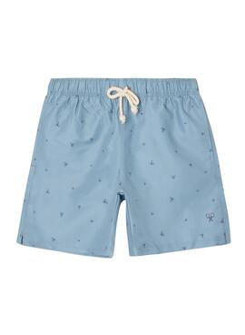 Bañador Silbon raquetas azul claro para hombre