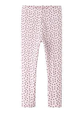 Leggings Name It lunares Rosa para niña