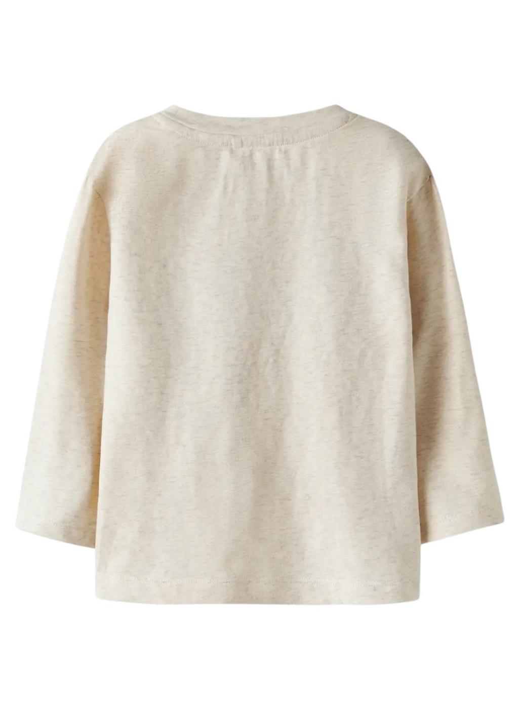 Camiseta Name It pelota tenis cool vibes beige para niño