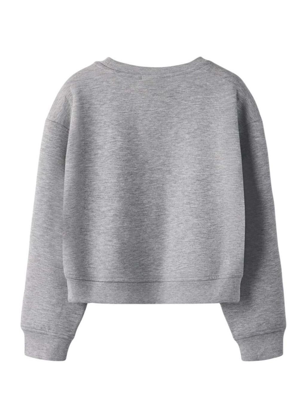 Sudadera Name It lucky gris para niña