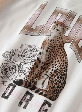 Sudadera Name It love more crudo para niña