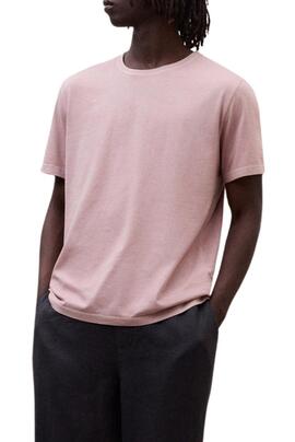 Camiseta Ecoalf Vent rosa para hombre