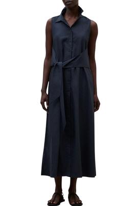 Vestido Ecoalf Chiara marino para mujer