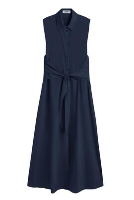 Vestido Ecoalf Chiara marino para mujer