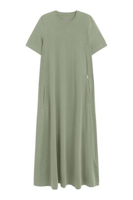 Vestido Ecoalf Elettra verde para mujer