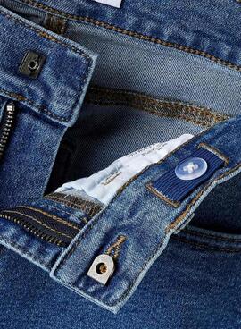 Pantalón Name It Frose wide leg azul medio para niña