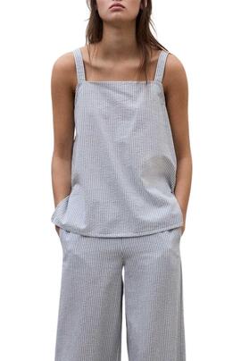 Top Ecoalf Aria estampado de rayas para mujer