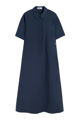 Vestido Ecoalf Martina marino para mujer