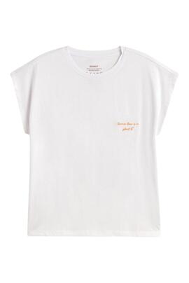 Camiseta Ecoalf Namur blanca para mujer