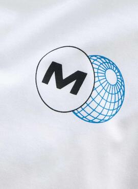 Camiseta Name It Benno estampado Miami blanca para niño