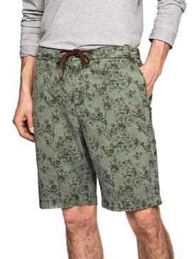 Bermuda Pepe Jeans Tropical Keys Verde Hombre