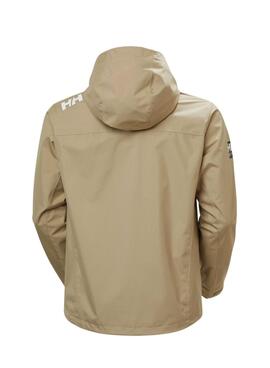Cazadora Helly Hansen Crew Midlayer camel con capucha
