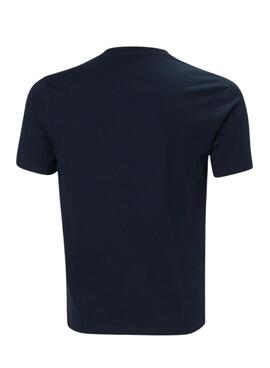 Camiseta Helly Hansen Hudson azul marino para hombre