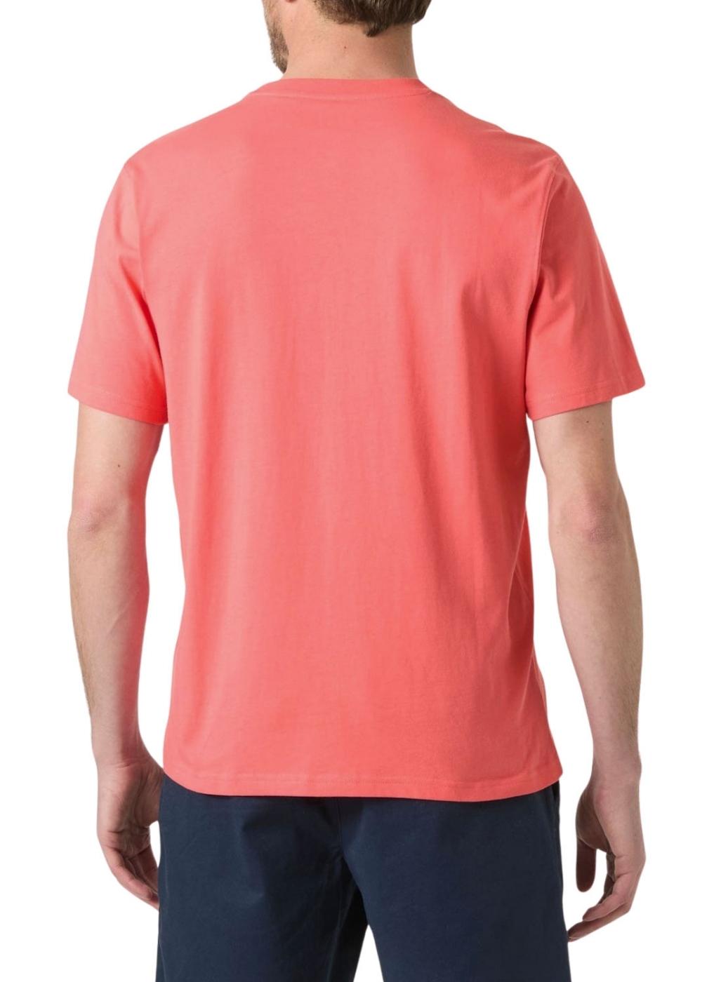 Camiseta Helly Hansen Hudson coral para hombre