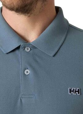 Polo Helly Hansen Hudson washed azul para hombre