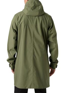 Chubasquero Helly Hansen Brussel verde para hombre