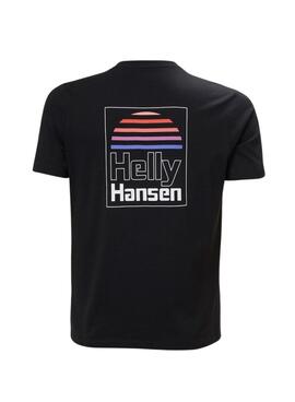 Camiseta Helly Hansen Core negro para hombre