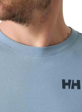 Camiseta Helly Hansen Shoreline azul para hombre