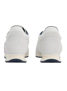 Zapatillas Tommy Jeans Retro Runner Cleated blanco para hombre