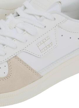 Zapatillas Tommy Jeans The Greenwich leather blanco para mujer