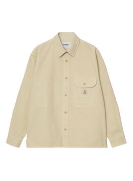 Camisa Carhartt Reno Jac beige para hombre