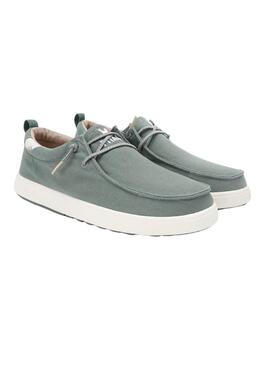 Zapatos Walkin Pitas Wallabi Biarritz turquesa para hombre