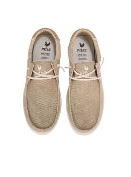 Zapatos Walkin Pitas Kilda beige para hombre