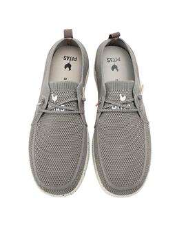Zapatos Walkin Pitas Fly Washed gris topo para hombre