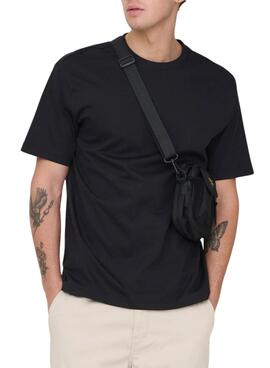 Camiseta Only and Sons Fred negro para hombre
