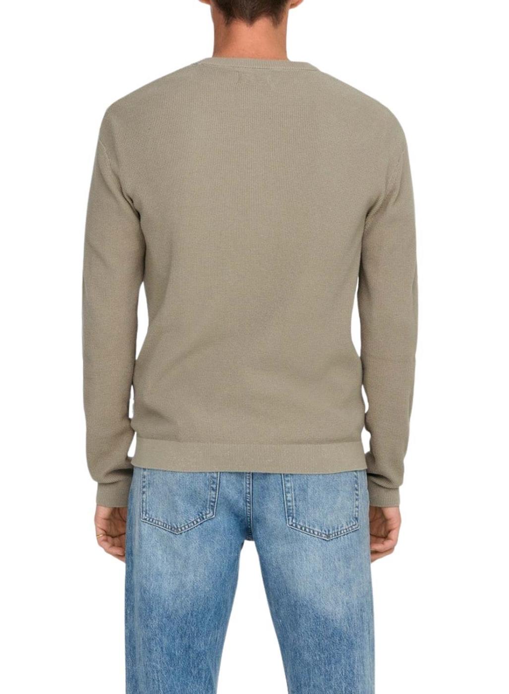 Jersey Only and Sons Tony beige para hombre