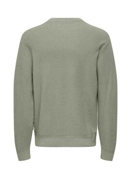 Jersey Only and Sons Tony verde para hombre