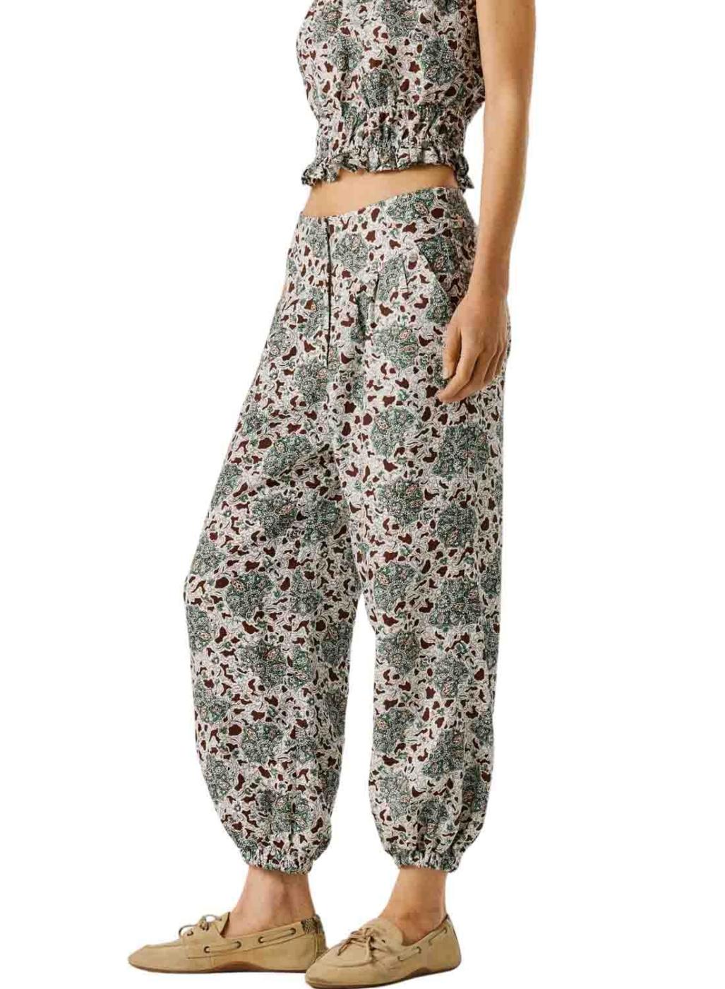Pantalón Pepe Jeans Ary verde para mujer
