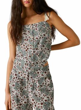 Top Pepe Jeans Agnes verde para mujer