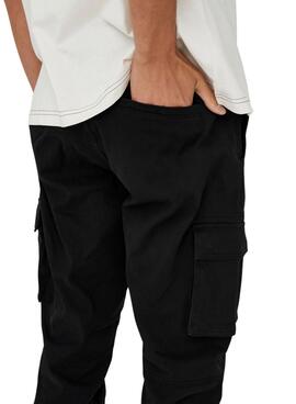 Pantalón Only and Sons Cam cargo negro para hombre