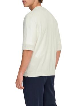 Polo Only and Sons Wyler Relaxed beige para hombre