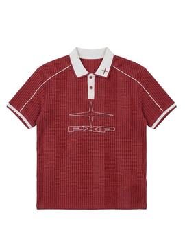 Polo Project x Paris Knockout granate para hombre