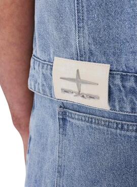 Camisa vaquera Project x Paris Idea corta para hombre