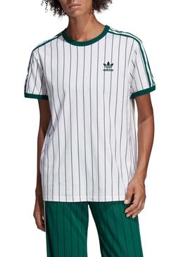 Camiseta Adidas Boyfriend Blanco Mujer