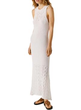 Vestido Pepe Jeans Kenia blanco para mujer