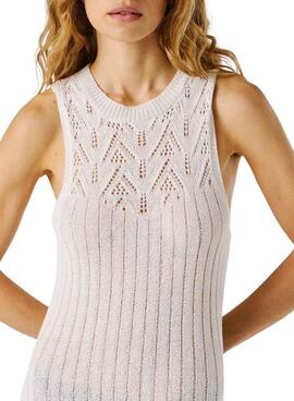 Vestido Pepe Jeans Kenia blanco para mujer