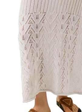 Vestido Pepe Jeans Kenia blanco para mujer