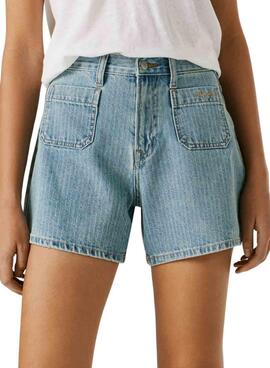 Shorts Pepe Jeans Rachel rayas para mujer