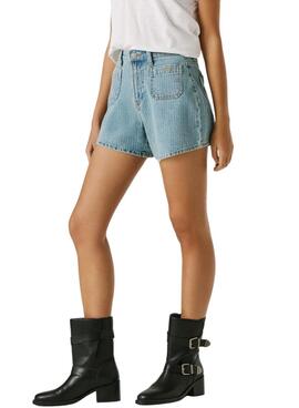 Shorts Pepe Jeans Rachel rayas para mujer