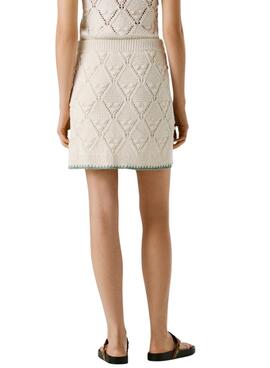 Falda Pepe Jeans Kaira blanco para mujer